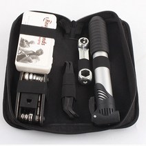 자전거 정비 판매 자전거 ToolKit 가방 다기능 접는 타이어 수리 키트 자전거에 파우치 펌프와 다기능 키트 세트