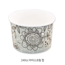원포장 240cc 아이스크림 컵, 50개입, 1개