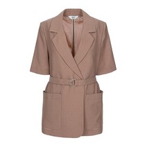 베스띠벨리 22S/S 빅 포켓 배색 스트랩 반팔 자켓 BEJ2142CA