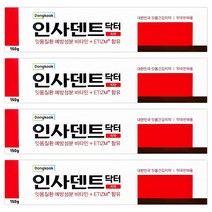 동국제약 인사덴트 닥터 치약 150g, 4개