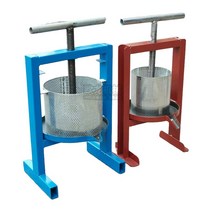 수동 착즙기 프레스 칡즙 꿀 기름 지방 만두 한약 건강원 탕제원 약재, 파란색 22X18