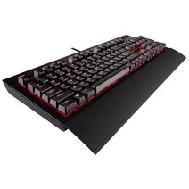 Amazon Renewed 미국출고-Corsair K68 기계식 게임용 키보드 백라이트 빨간색 LED 방진 및 유출 방지 - 선형 및 저소음 - Cherry MX Red-171211, 단일옵션, 단일옵션