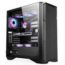 PC 케이스 컴퓨터 본체 조립 장성박스 아르키메데 KM-7 풀탑 지원 E-ATX, 04.녹색, 01.공식 표준 분배