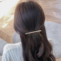 라운드 일자 자동핀 자동헤어핀 머리핀 헤어 고정핀