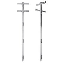 스테인레스 곡물 샘플러 토양 추출 시료채취기 핸드 드릴 3m, Φ19mm 길이 0.8m 스테인리스