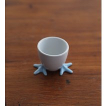 병아리 발가락 도자기 계란받침 3.5인치 아침식사용 싱글 에그홀더