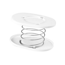 티슈 케이스 스프링 티슈 리프팅 스프링 호텔 사무실, 11cmx7.8cmx6cm, PP, 하얀색