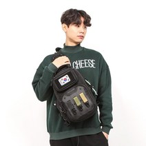 앨리스백 밀리터리 덕후 슬링백 어깨매는가방 직딩남자등산가방 직장인등산배낭 베낭, CAMO BEIGE