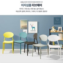 맛집웨이팅용 등받이있는 네발 간이의자 탕비실 싱글의자 홈바 홈카페 안방 휴게실 인테리어 카페 펜션, 다크블루