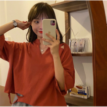 여름 반팔티 루즈핏 헤짐 티셔츠 STW2103042Z