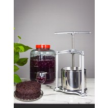 배즙기계 녹즙 양파즙 원액기 레몬 착즙기 두부 압착, 6L 알루미늄