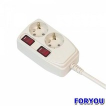 ForU569 써보니 2구 접지개별스위치멀티탭 M 박스 15개 멀티탭 개별스위치 가전용품