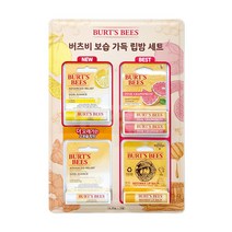 버츠비 보습 가득 립밤세트, 레몬1+자몽2+비즈왁스1+언센티드 무향1, 1개