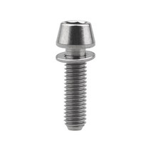 M5 M6 티타늄 와셔 육각 소켓 볼트 원추형 헥사곤 렌치 자전거 나사 스크류, Titanium, 16mm