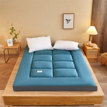 6cm토퍼 매트 사계절 극세사 양면 토퍼, Blue