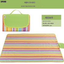 ZZJJC 인스 바람 피크닉 매트 방습 매트 피크닉 천막 사용자 외지 매트, 레인보우 스틱(평가가례), 145*180