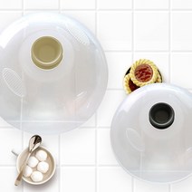 전자렌지 뚜껑 그릇 전자레인지 덮개 푸드커버 2개세트, 그레이+그레이