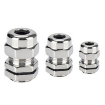 JX코리아 메탈 황동 니켈도금 케이블그랜드 PG16 용품 전기자재 케이블선작업 단자함용 콘넥터, 단품