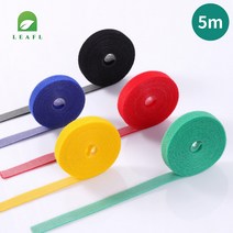 리프엘 선정리 벨크로 케이블타이 6컬러, 5m 1개입, 그린, 1개