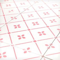 이레타일 북유럽타일 자기질타일 카페타일 매장타일 화장실타일 패턴타일 박스포장 핑크01(US)