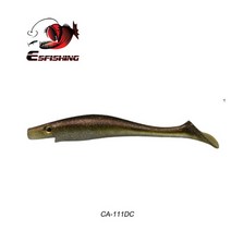 ESFISHING NEW HOG SHAD 100MM 125MM 150MM 200M 낚시 미끼 바다 소프트 루어 20CM 패들 테일 실리콘 지그 페스 카, CA111DC, 125mm 4 개