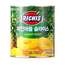 qs)동서 리치스 파인애플 슬라이스 3kg, 1개