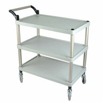 서빙 카트 식당 운반카 주방 3단 대 우레탄 신우전자, 대(75x45cm)우레탄, 우레탄바퀴 각2세트