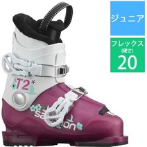살로몬 SALOMON T2 RT GIRLY L41179600 RoseViolet Transluc/White 19cm 21-22스키 부츠 주니어