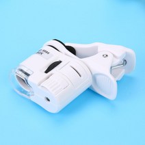범용 휴대 전화 현미경 마이크로 카메라 클립 60X 돋보기 LED 악기 매크로 렌즈 광학 줌 기기