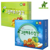 그린하우스 위생장갑 400매+500매 세트, 1개