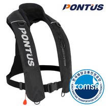 [폰터스] KOMSA 해양수산부 승인 CO2 자동팽창식 구명조끼 PL-9300, 색상:SILVER