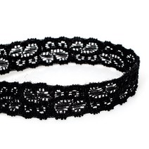 [Y-42-12]아이비헤어타이 15mm 블랙 1yd(90cm)