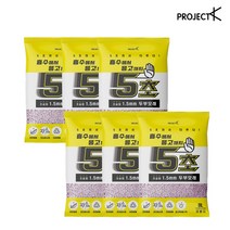 프로젝트케이 5초 고양이 두부모래 라벤더, 8L, 6개