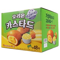 오리온 카스타드 1104g 48개 빵 과자 간식 코스트코, 23g