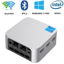 T8 PRO 미니 PC Windows 11 Pro 인텔 셀러론 N5095 포켓 M.2 2242 NGFF/NVMe DDR4 8GB 128GB SSD 듀얼 Wifi BT 4.2 100, 04 8G 1TB SSD, 01 미국