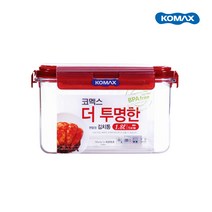 코멕스 김치통 투명 김치 냉장고 보관 용기 김장통, 1.8L, 1개