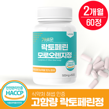 락토페린 고함량 100% 식약청인증 HACCP 뉴트라업 60정