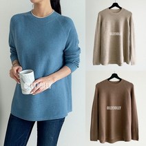 루즈핏 니트 티셔츠 A라인 나그랑니트 올리졸리81Q74