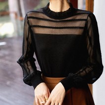 아리엘스타일 페미닌하고 세련된룩 브라노블라우스