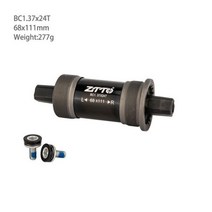 자전거 크랭크축 크랭크샤프트 ZTTO-자전거 BSA 68x103mm 107mm 110.5mm 113mm 116mm 사각 테이퍼 나사산 하단 브래킷 축 Quare 구멍 크랭크 세트1, 68X111L