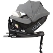 LEAMAN (리먼) ISOFIX 고정 차일드 시트 회전식 신생아로부터 4세 라쿨 내추럴 애쉬 그레이 0개월~35027, 02 애쉬 블루