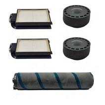 original viomi a9 handheld 무선 진공 청소기 예비 부품 롤러 브러시 hepa 필터 집진기 brush accessorie, 세트 3