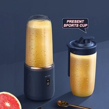 소형믹서기 가정용블렌더 6 블레이드 과즙 짜는기구 컵 과즙 짜는기구 과일 주스 컵 usb 충전 과일 압착기 블렌더 식품 믹서 스 크러셔 플라스틱 과즙 짜는기구 기계, 수동 착즙기