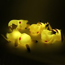 포켓몬 피카츄 LED 미니무드등 아이방조명 인테리어조명 수유등 간접조명 포켓몬스터, 아침잠