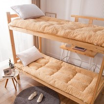 자가 발열 토퍼 매트 양털 이불 돌침대용 돌침대 흙 침대 위 양면 극세사 바닥 양모 34, 두꺼운 양털 매트리스 - 낙타, 120200cm