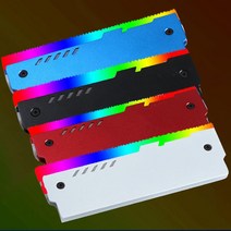 RAM 방열판 쿨러 RGB 라디에이터 DDR 메모리 냉각 조끼 데스크탑 PC 게임용 오버클럭, 06 Blue 12V