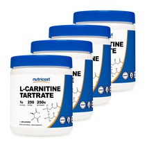 L-카르니틴 타르트레이트 250g 4병, 단품, 단품