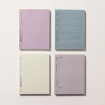 [바보사랑] 시그니쳐 메모패드, 옵션:001그리드