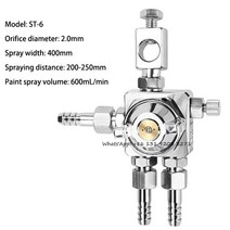 ST-5 미니 자동 스프레이건 에어 브러쉬 페인트 웨이브 솔더링 라인 플럭스 건, 08 ST-6 2.0mm