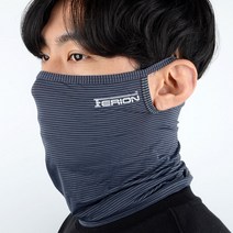 지원군몰 국산 FERION 쿨링 라이딩 자전거마스크 귀걸이형 자외선차단 쿨 안면마스크, 챠콜